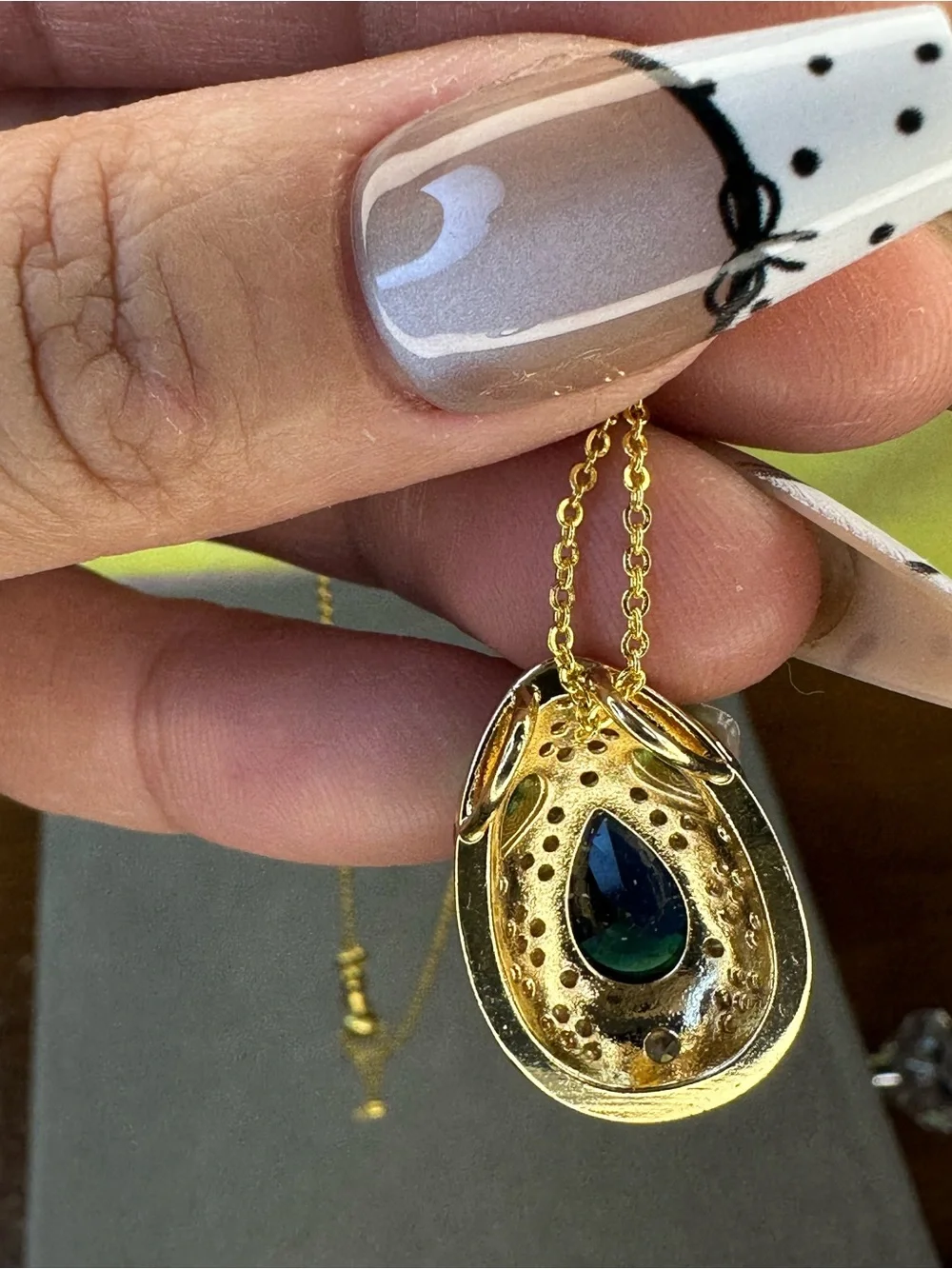 Zircon snake head brooch high-end necklace